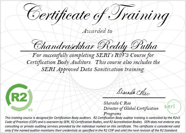 certification body auditor